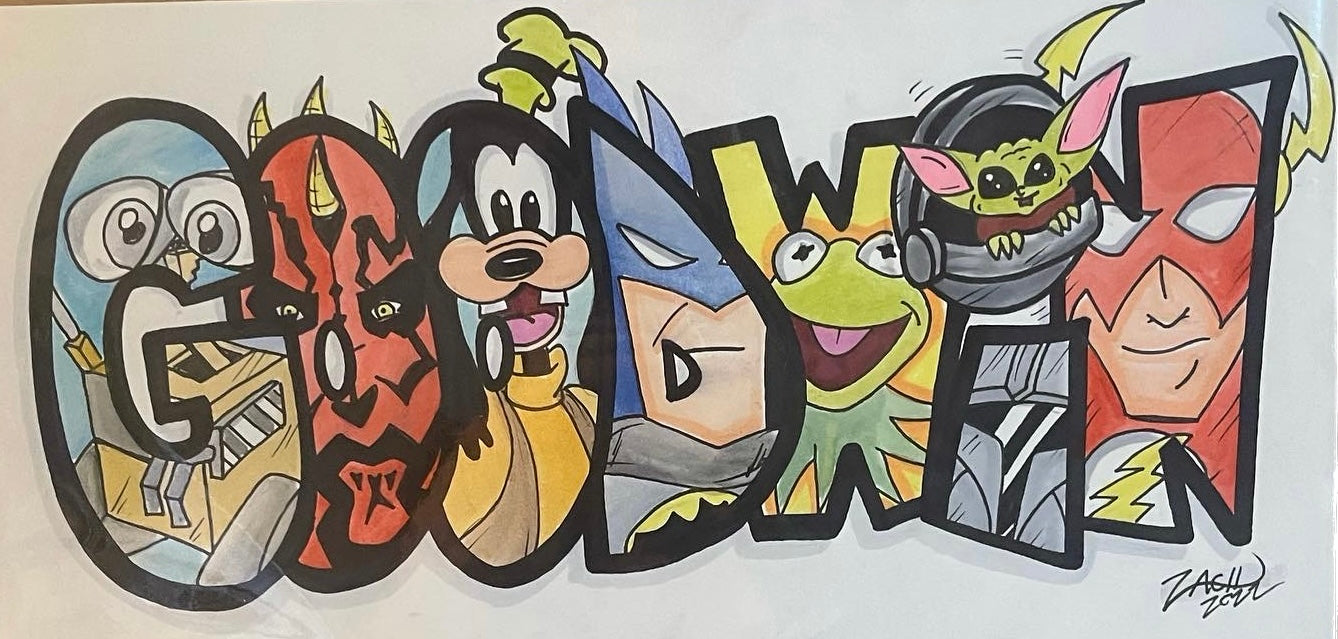 Tier 2 - Name Art - Multiple Characters