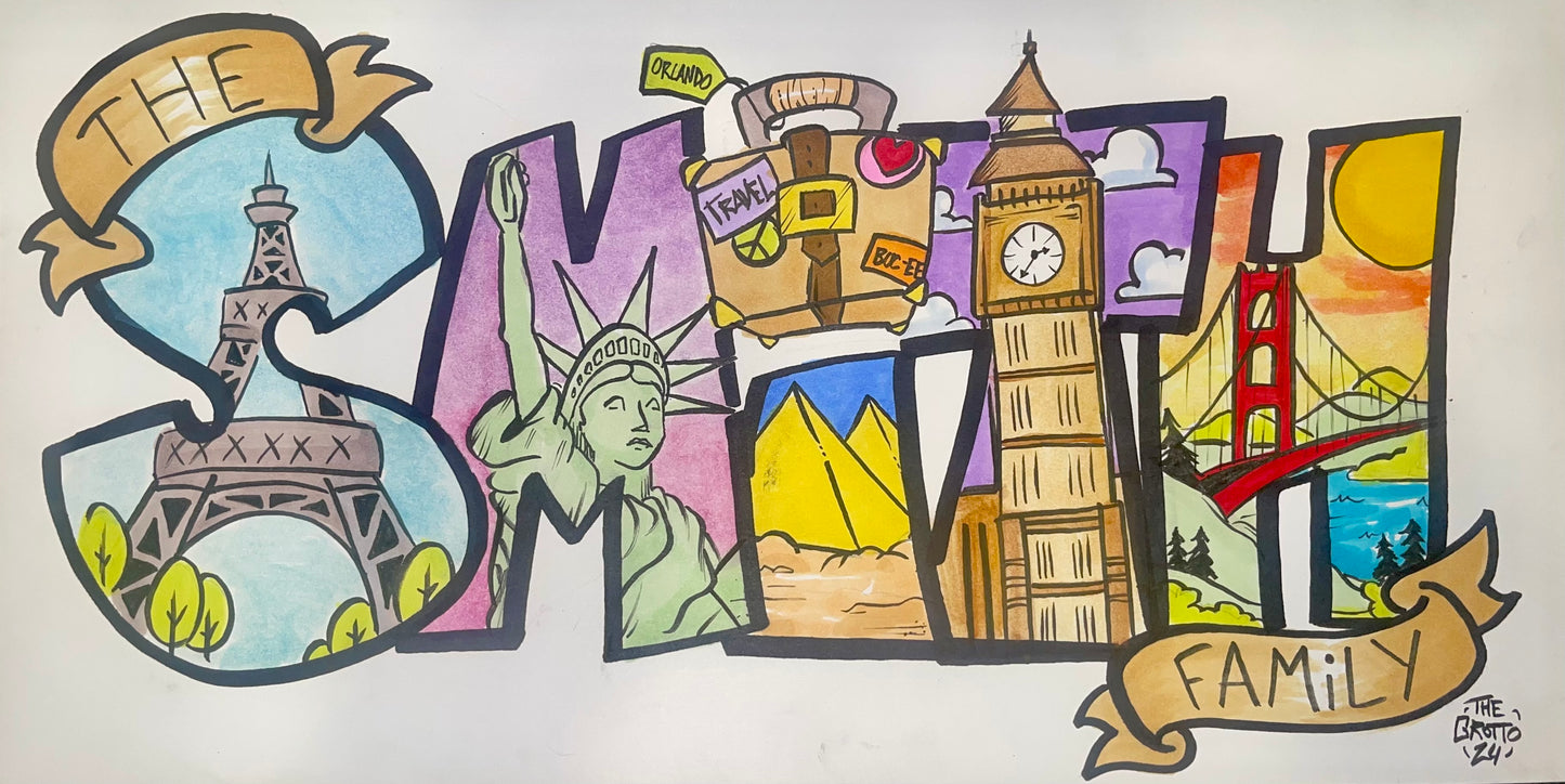 Tier 2 - Name Art - Multiple Characters