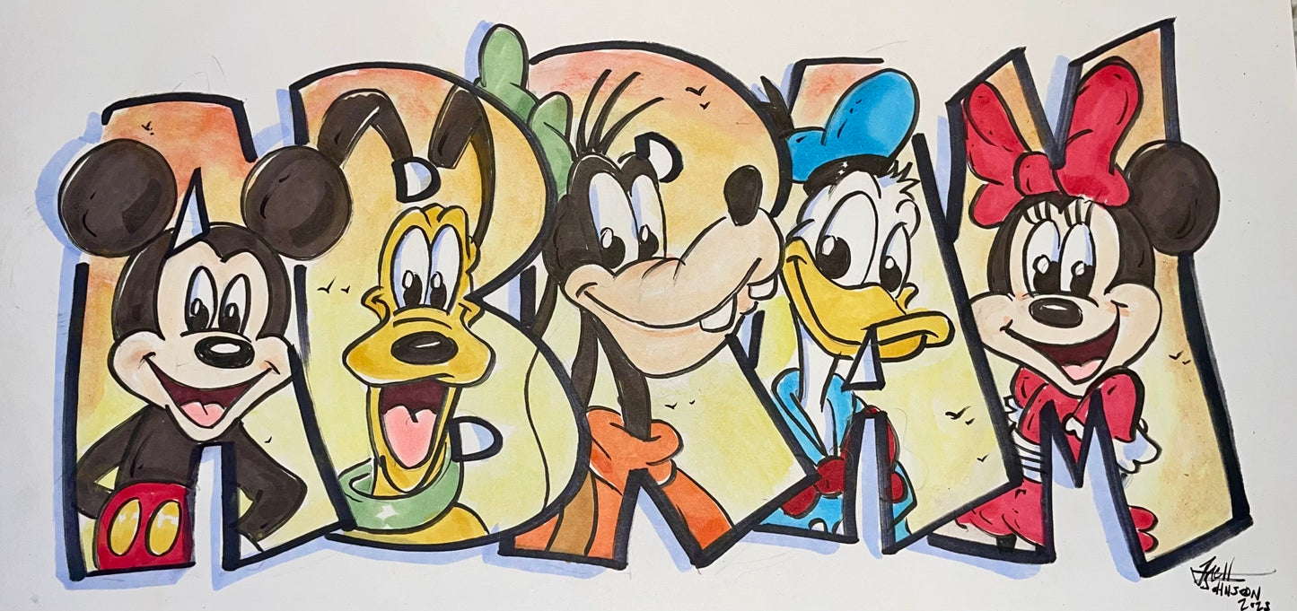 Tier 2 - Name Art - Multiple Characters
