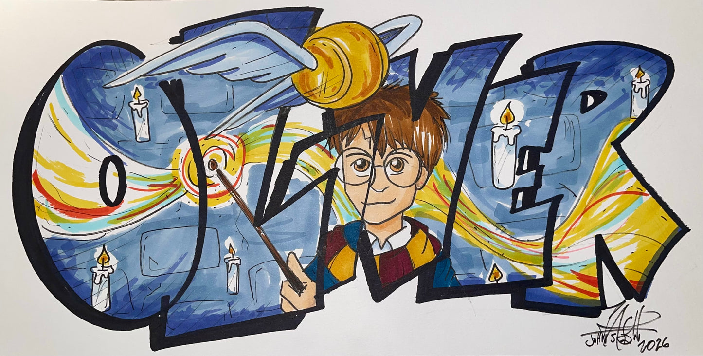 Tier 1 - Name Art - One Character