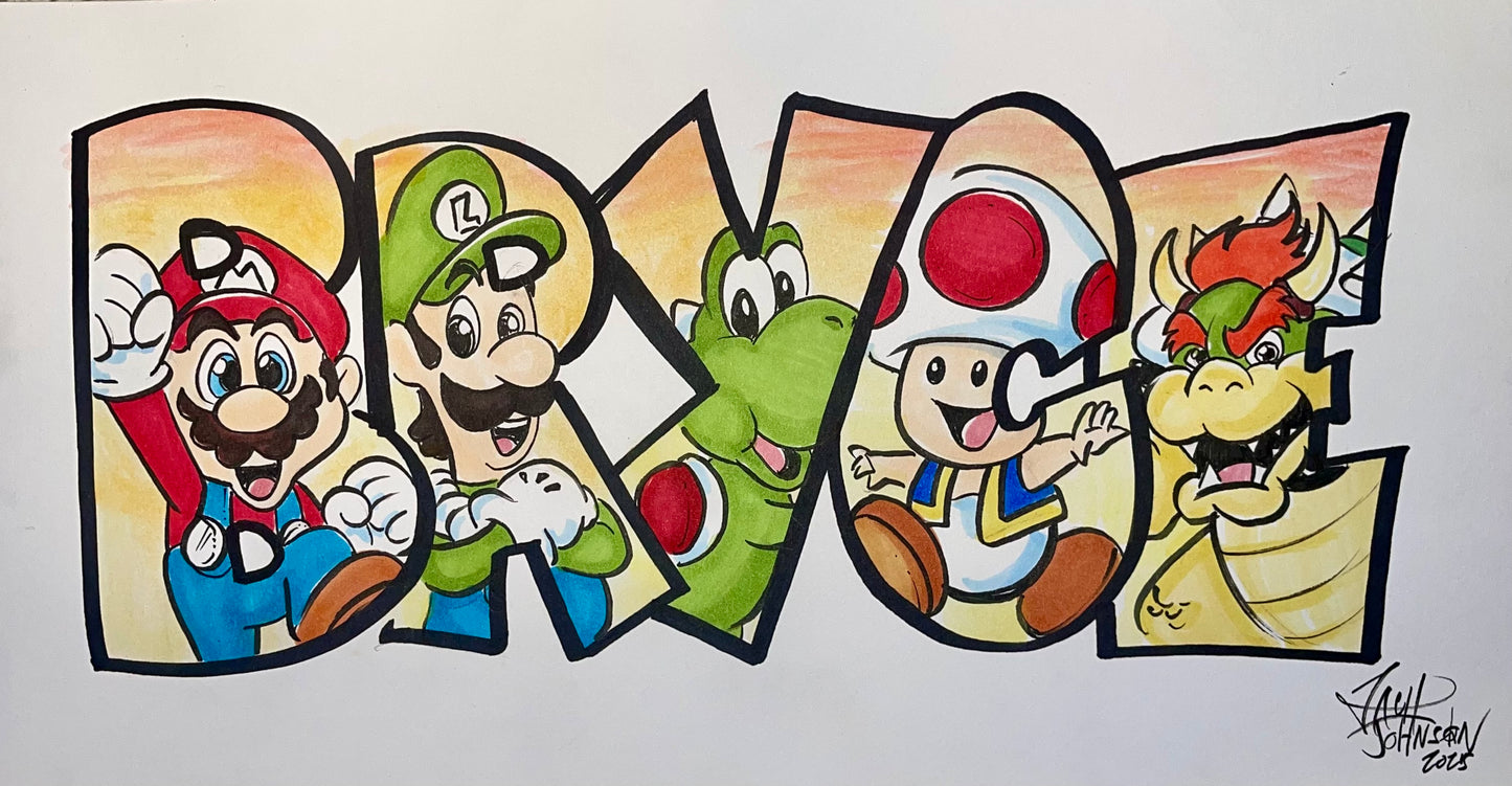 Tier 2 - Name Art - Multiple Characters