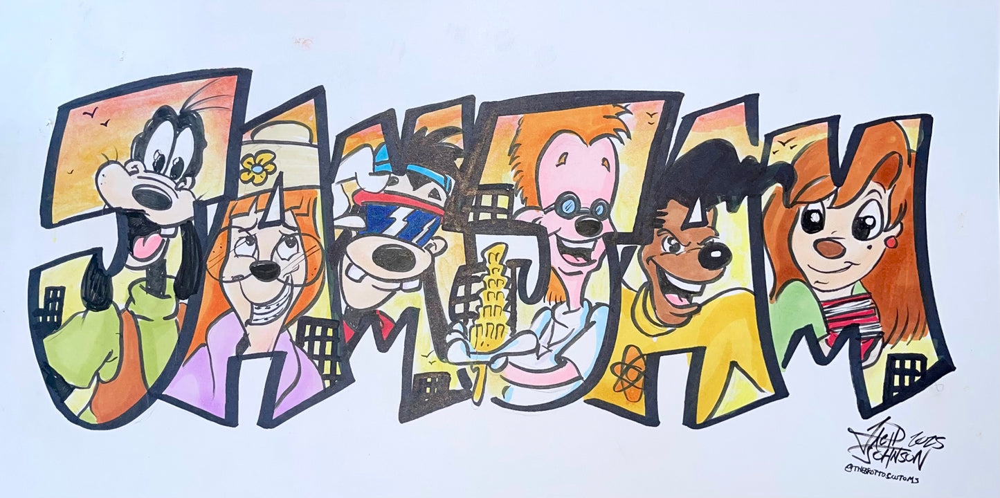 Tier 2 - Name Art - Multiple Characters