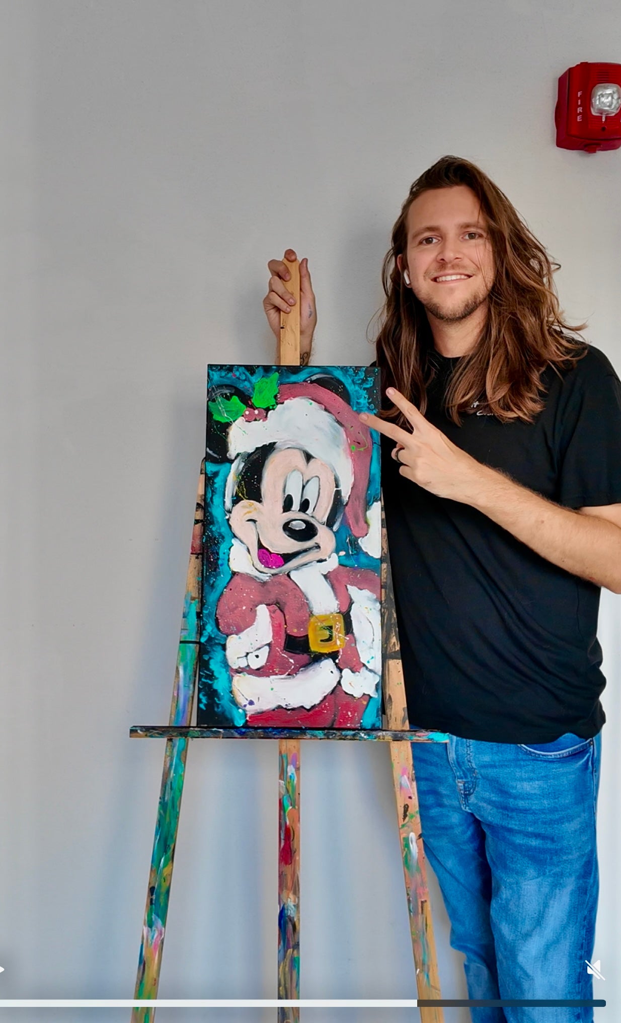 “Santa Mickey”