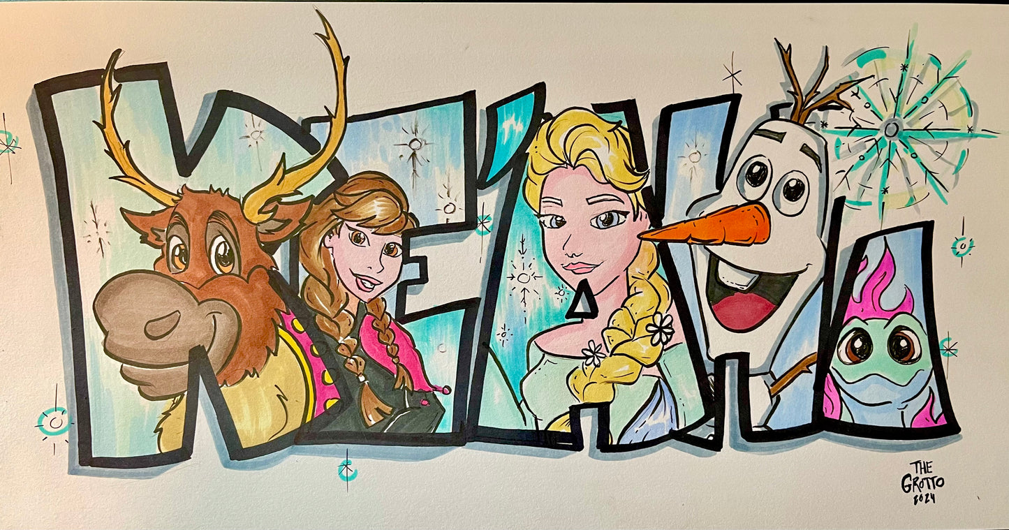 Tier 2 - Name Art - Multiple Characters