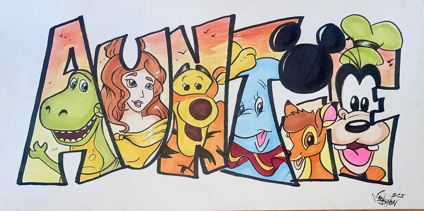 Tier 2 - Name Art - Multiple Characters