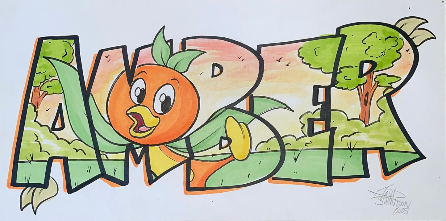 Tier 1 - Name Art - One Character